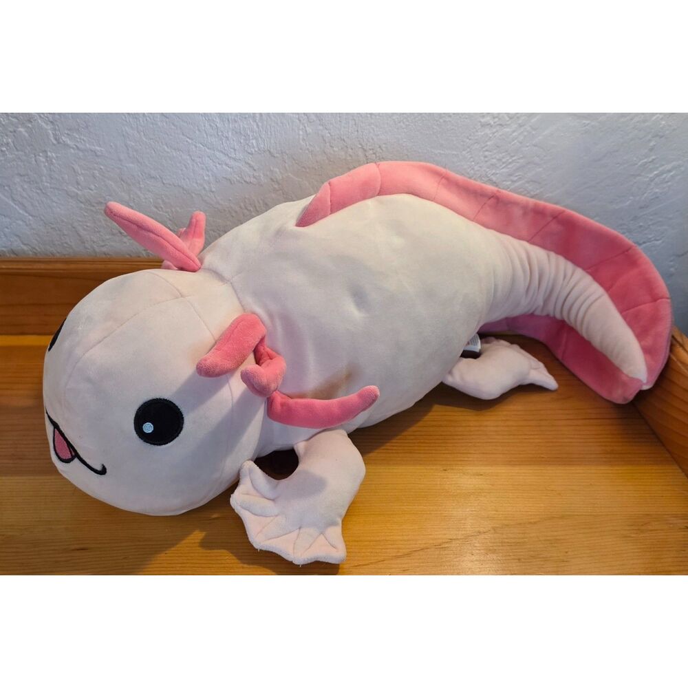 Snoozimals 20" Axolotl Plush Pink Giant Stuffed Animal iGo Retail Group